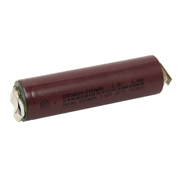 Аккумулятор LiFePO4 18650 3,2v 2000mah под пайку